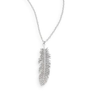 Swarovski Feather Necklace